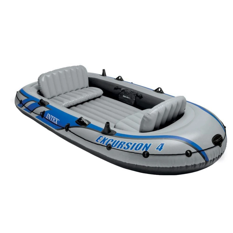 BATEAU GONFLABLE INTEX EXCURSION 4 + 2 AVIRONS + GONFLEUR 5 BATEAU GONFLABLE INTEX EXCURSION 4 + 2 AVIRONS + GONFLEUR – Image 5