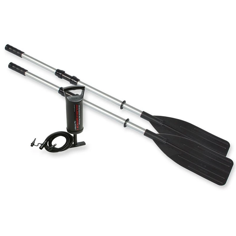 BATEAU GONFLABLE INTEX EXCURSION 4 + 2 AVIRONS + GONFLEUR 6 BATEAU GONFLABLE INTEX EXCURSION 4 + 2 AVIRONS + GONFLEUR – Image 6