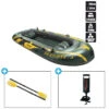 BATEAU GONFLABLE INTEX SEAHAWK 3 + 2 AVIRONS + GONFLEUR