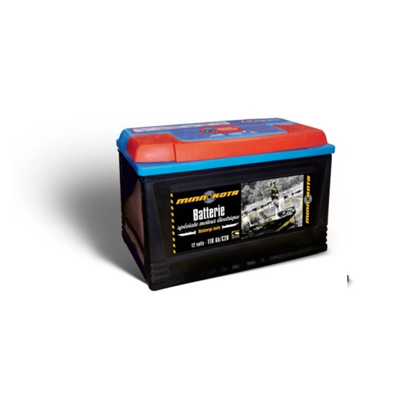BATTERIE ETANCHE MINN KOTA DECHARGE LENTE 12V 110AH 1 BATTERIE ETANCHE MINN KOTA DECHARGE LENTE 12V 110AH