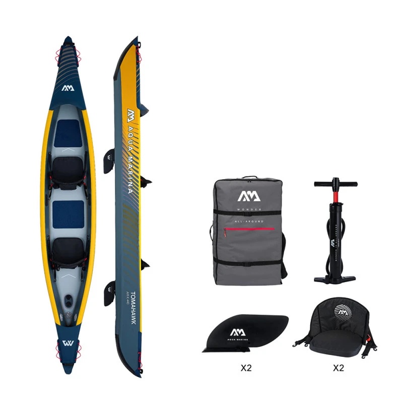 KAYAK GONFLABLE AQUA MARINA TOMAHAWK AIR-K 2P 2023 1 KAYAK GONFLABLE AQUA MARINA TOMAHAWK AIR-K 2P 2023