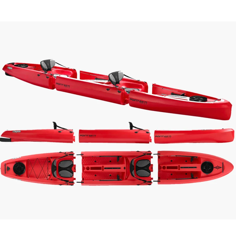 Kayak Modulable Point 65 Mojito Tandem Rouge 1 Kayak Modulable Point 65 Mojito Tandem Rouge