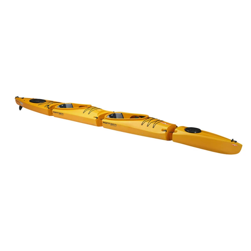 KAYAK MODULABLE POINT 65°N MERCURY GTX DUO JAUNE 1 KAYAK MODULABLE POINT 65°N MERCURY GTX DUO JAUNE