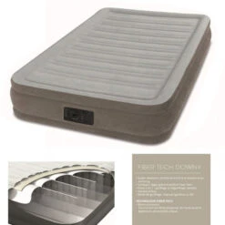 MATELAS INTEX AIRBED AVEC GONFLEUR INTEGRE FULL DURA BEAM